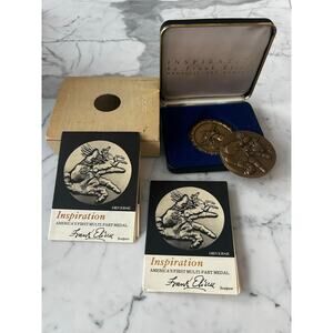 Frank Eliscu Medallic Art Company first multi part Medal bronze Inspiration BOX